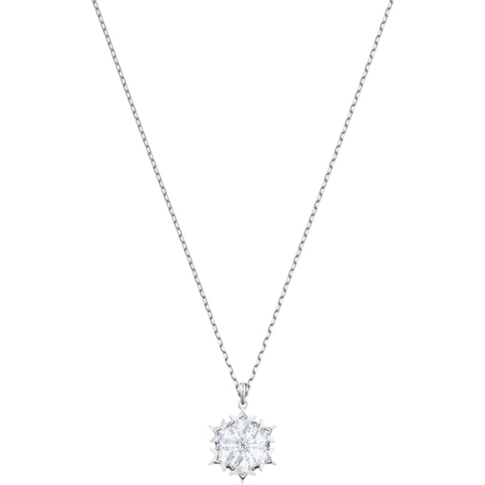 Swarovski Magic Pendant, White, Rhodium Plating